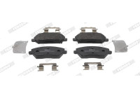 Brake pad set, disc brake FDB5317 Ferodo