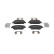 Brake pad set, disc brake FDB5317 Ferodo