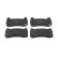 Brake pad set, disc brake FDB5327 Ferodo