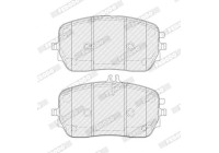 Brake pad set, disc brake FDB5329 Ferodo