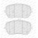 Brake pad set, disc brake FDB5329 Ferodo, Thumbnail 2
