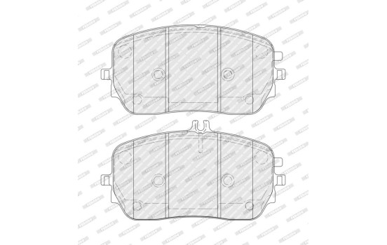 Brake pad set, disc brake FDB5329 Ferodo, Image 2