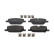 Brake pad set, disc brake FDB5331 Ferodo