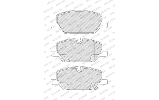 Brake pad set, disc brake FDB5331 Ferodo, Image 2