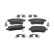 Brake pad set, disc brake FDB5333 Ferodo