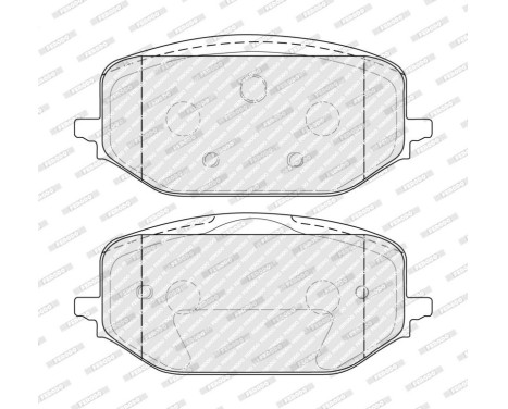 Brake pad set, disc brake FDB5337 Ferodo, Image 2