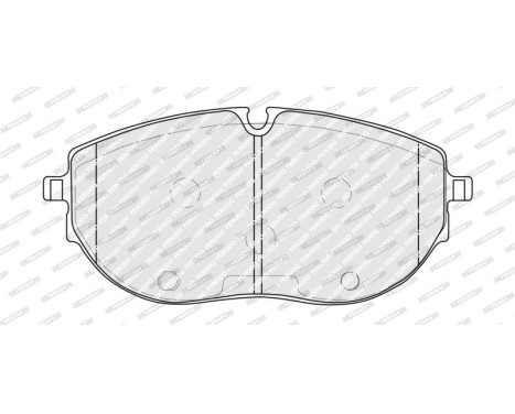 Brake pad set, disc brake FDB5338 Ferodo, Image 2
