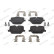 Brake pad set, disc brake FDB5339 Ferodo, Thumbnail 2