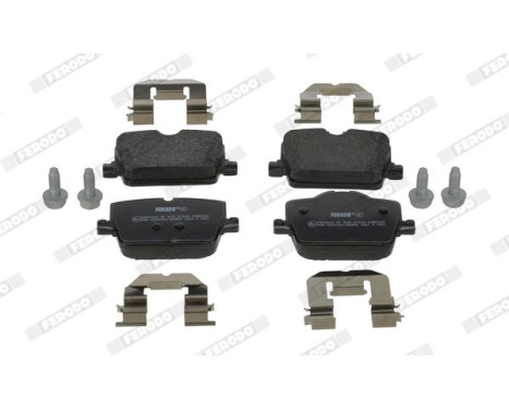 Brake pad set, disc brake FDB5340 Ferodo