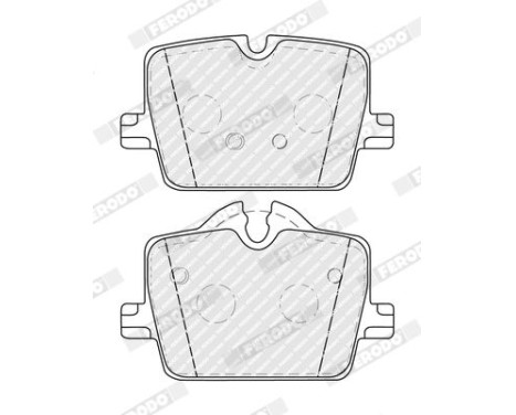 Brake pad set, disc brake FDB5340 Ferodo, Image 2