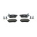 Brake pad set, disc brake FDB5341 Ferodo