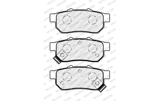 Brake pad set, disc brake FDB5341 Ferodo, Image 2