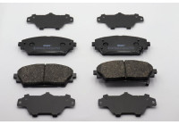 Brake pad set, disc brake FDB5346 Ferodo