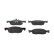 Brake pad set, disc brake FDB5347 Ferodo