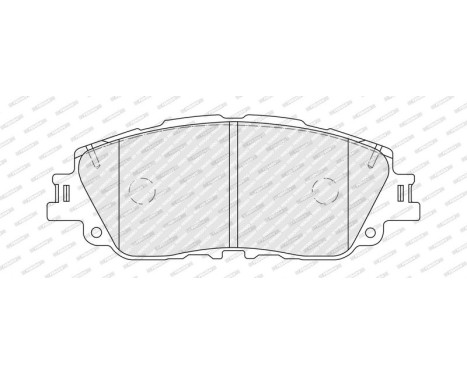 Brake pad set, disc brake FDB5348 Ferodo, Image 2