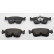 Brake pad set, disc brake FDB5349 Ferodo