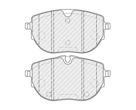Brake pad set, disc brake FDB5350 Ferodo, Image 2