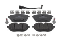 Brake pad set, disc brake FDB5350 Ferodo