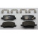 Brake pad set, disc brake FDB5351 Ferodo