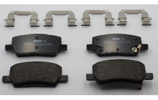 Brake pad set, disc brake FDB5351 Ferodo