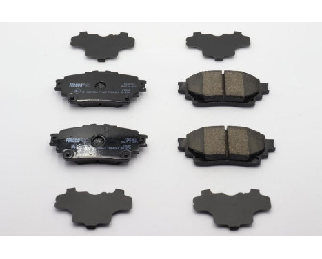 Brake pad set, disc brake FDB5353 Ferodo