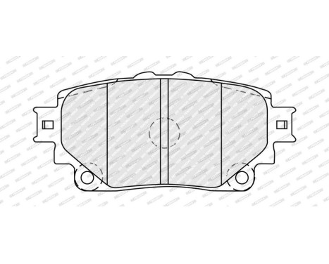 Brake pad set, disc brake FDB5353 Ferodo, Image 2