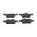 Brake pad set, disc brake FDB5355 Ferodo