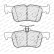 Brake pad set, disc brake FDB5355 Ferodo, Thumbnail 2