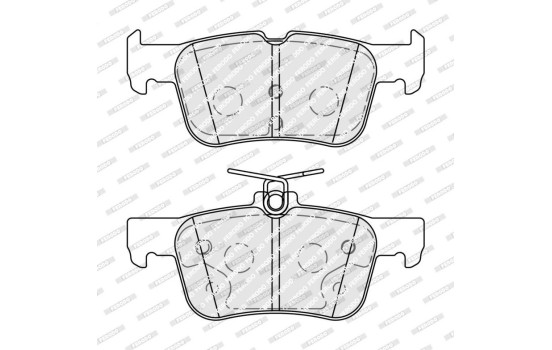 Brake pad set, disc brake FDB5355 Ferodo, Image 2
