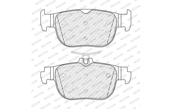 Brake pad set, disc brake FDB5356 Ferodo, Image 2