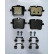 Brake pad set, disc brake FDB5362 Ferodo