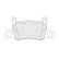 Brake pad set, disc brake FDB5365 Ferodo