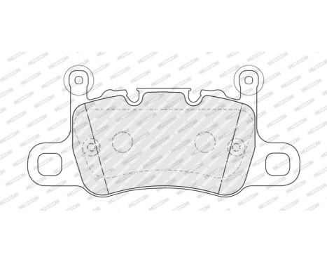 Brake pad set, disc brake FDB5365 Ferodo, Image 2