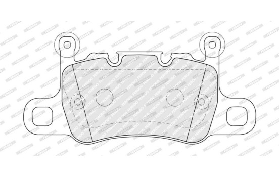 Brake pad set, disc brake FDB5365 Ferodo, Image 2