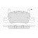 Brake pad set, disc brake FDB5366 Ferodo, Thumbnail 2