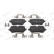 Brake pad set, disc brake FDB5367 Ferodo