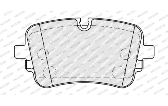 Brake pad set, disc brake FDB5367 Ferodo, Image 2