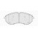 Brake pad set, disc brake FDB5372 Ferodo, Thumbnail 2