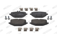 Brake pad set, disc brake FDB5375 Ferodo