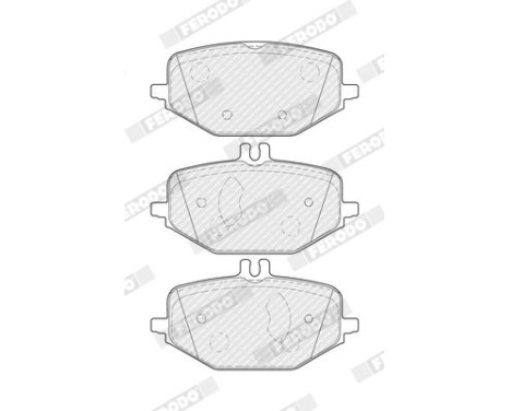 Brake pad set, disc brake FDB5375 Ferodo, Image 2
