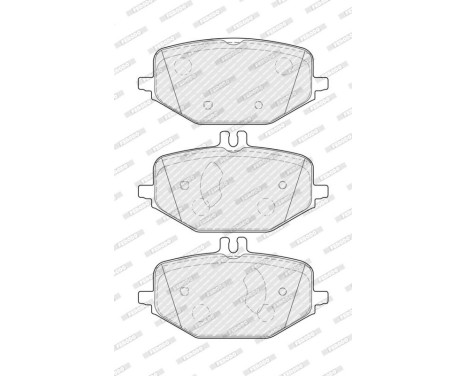 Brake pad set, disc brake FDB5375 Ferodo, Image 3