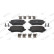 Brake pad set, disc brake FDB5377 Ferodo