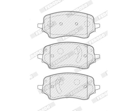 Brake pad set, disc brake FDB5377 Ferodo, Image 2