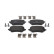 Brake pad set, disc brake FDB5377 Ferodo