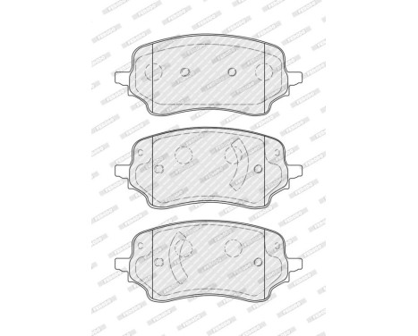 Brake pad set, disc brake FDB5377 Ferodo, Image 2