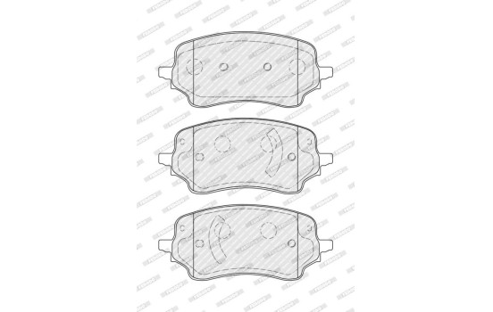 Brake pad set, disc brake FDB5377 Ferodo, Image 2