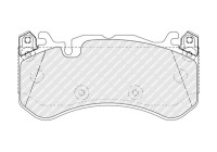 Brake pad set, disc brake FDB5381 Ferodo