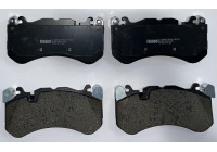 Brake pad set, disc brake FDB5381 Ferodo