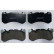 Brake pad set, disc brake FDB5381 Ferodo