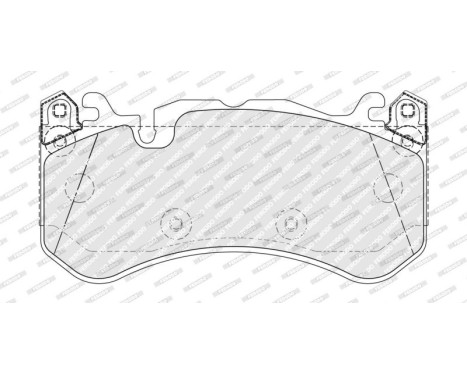Brake pad set, disc brake FDB5381 Ferodo, Image 2